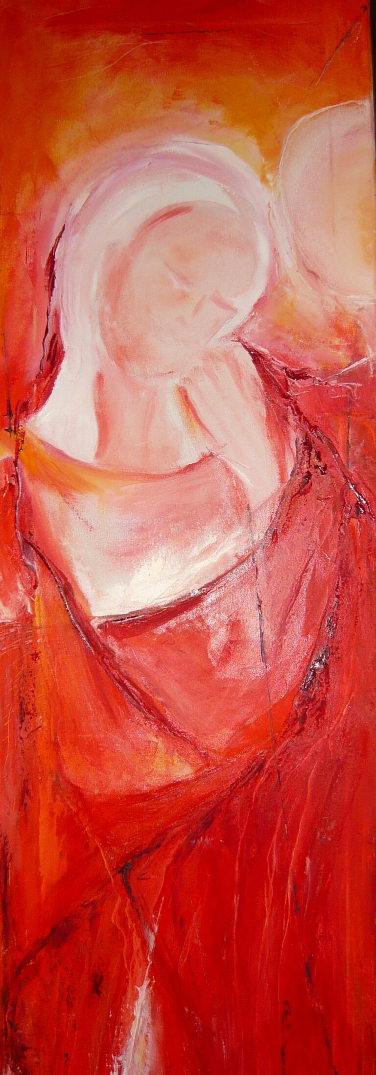 2016 Mantel der Geborgenheit in Rot